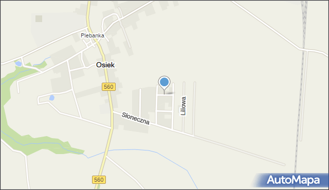 Osiek powiat brodnicki, Wrzosowa, mapa Osiek powiat brodnicki