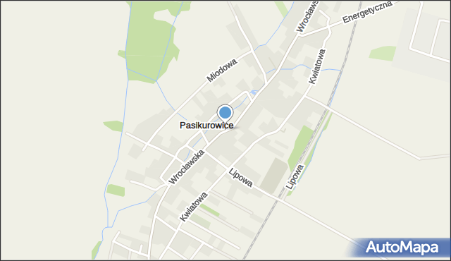 Pasikurowice, Wrocławska, mapa Pasikurowice