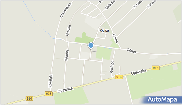 Racibórz, Wrocławska, mapa Racibórz