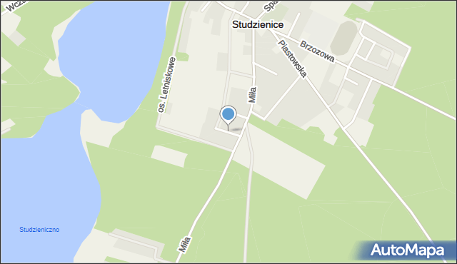 Studzienice powiat bytowski, Wrzosowa, mapa Studzienice powiat bytowski