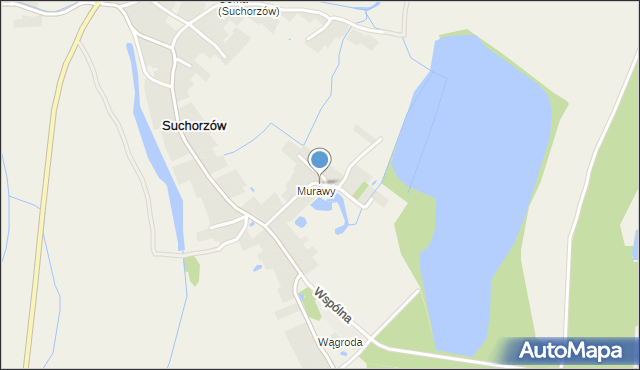 Suchorzów, Wrzosowa, mapa Suchorzów