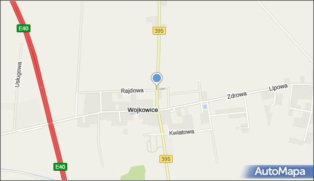 Wojkowice gmina Żórawina, Wrocławska, mapa Wojkowice gmina Żórawina