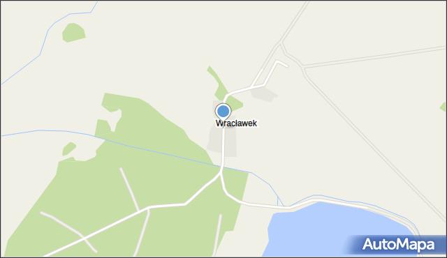 Wracławek, Wracławek, mapa Wracławek