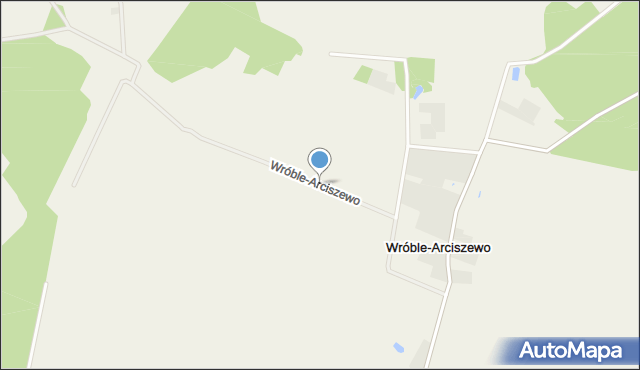 Wróble-Arciszewo, Wróble-Arciszewo, mapa Wróble-Arciszewo