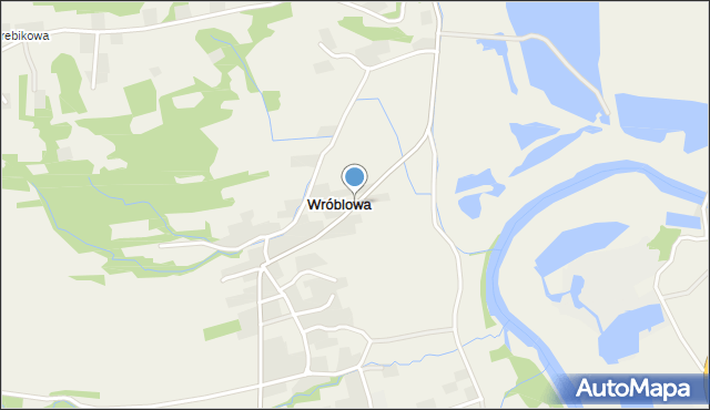 Wróblowa, Wróblowa, mapa Wróblowa