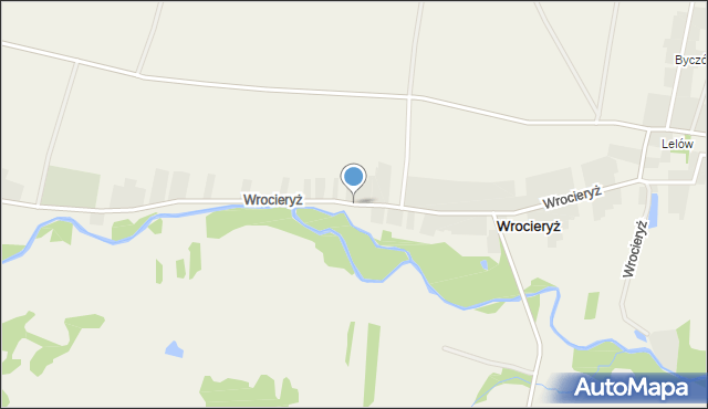 Wrocieryż, Wrocieryż, mapa Wrocieryż