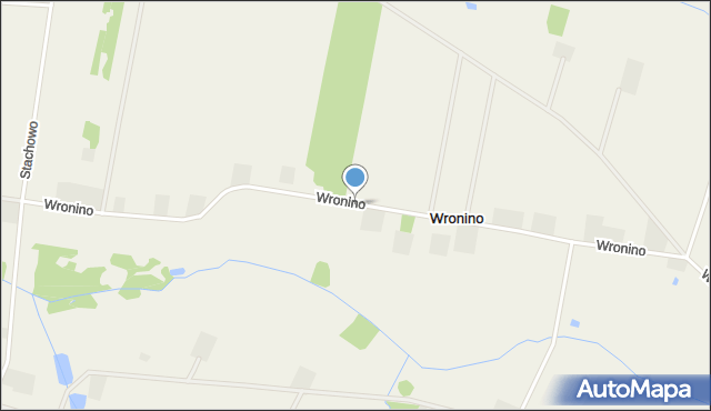 Wronino, Wronino, mapa Wronino