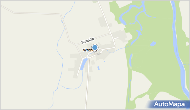 Wronów gmina Lewin Brzeski, Wronów, mapa Wronów gmina Lewin Brzeski