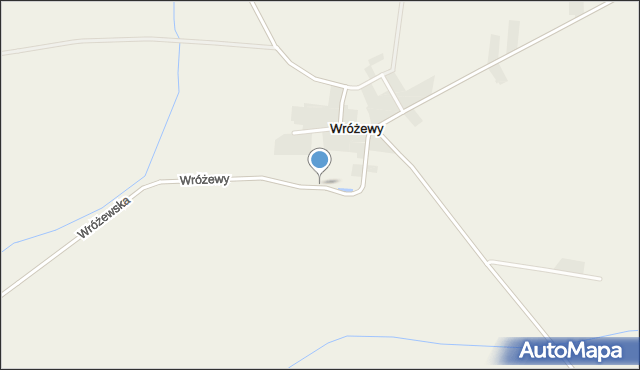 Wróżewy, Wróżewy, mapa Wróżewy