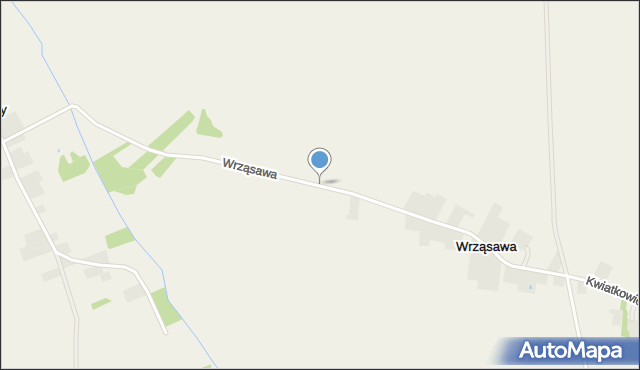 Wrząsawa, Wrząsawa, mapa Wrząsawa