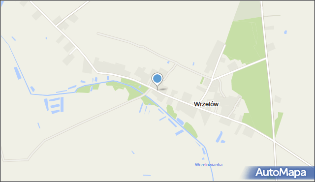 Wrzelów, Wrzelów, mapa Wrzelów