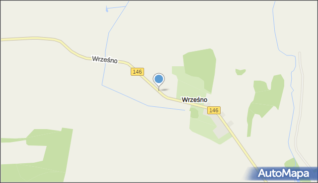 Wrześno, Wrześno, mapa Wrześno