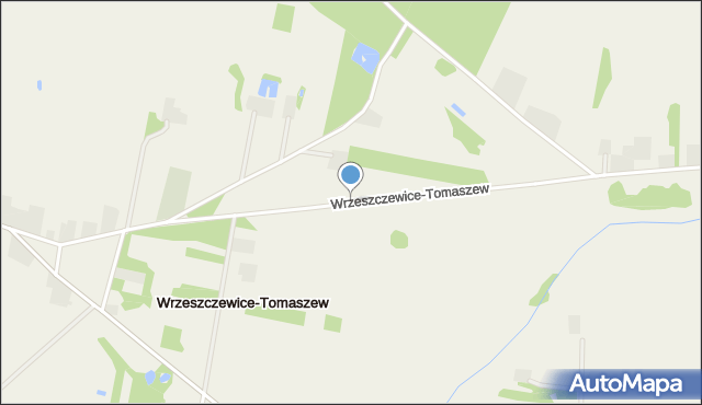 Wrzeszczewice-Tomaszew, Wrzeszczewice-Tomaszew, mapa Wrzeszczewice-Tomaszew