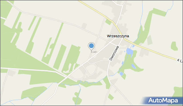 Wrzeszczyna, Wrzeszczyna, mapa Wrzeszczyna