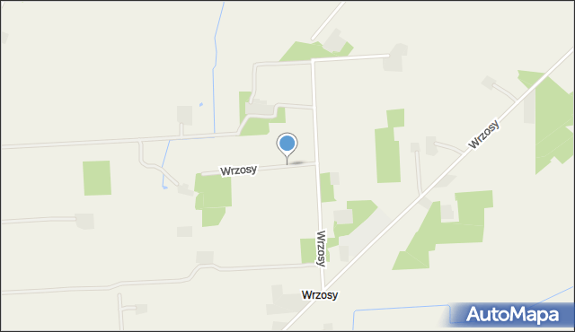 Wrzosy gmina Doruchów, Wrzosy, mapa Wrzosy gmina Doruchów