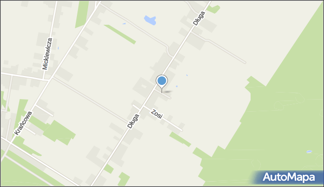 Borowa gmina Koluszki, Wspólna, mapa Borowa gmina Koluszki