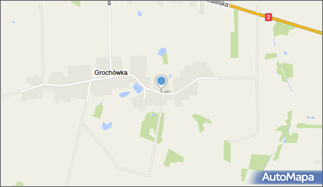 Grochówka, Wschodnia, mapa Grochówka