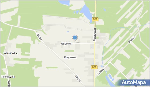 Nowa Pogorzel, Wspólna, mapa Nowa Pogorzel