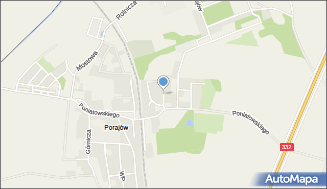 Porajów, Wspólna, mapa Porajów