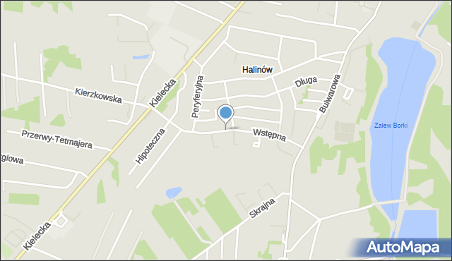 Radom, Wstępna, mapa Radomia