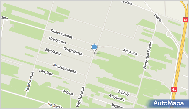 Serock powiat legionowski, Współczesna, mapa Serock powiat legionowski