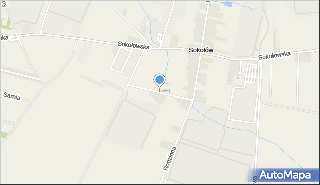 Sokołów gmina Michałowice, Wspólnoty Wiejskiej, mapa Sokołów gmina Michałowice