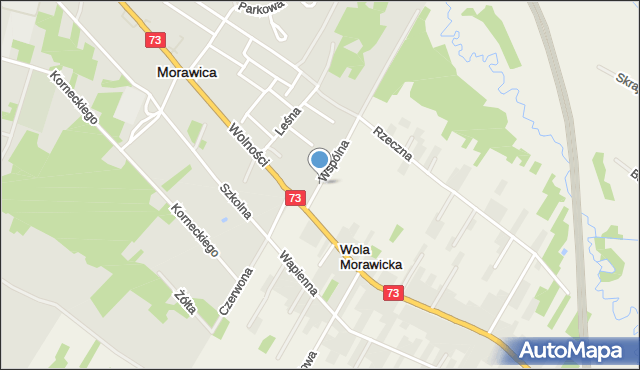 Wola Morawicka, Wspólna, mapa Wola Morawicka