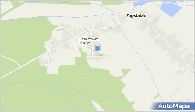 Zagwiździe, Wspólna, mapa Zagwiździe