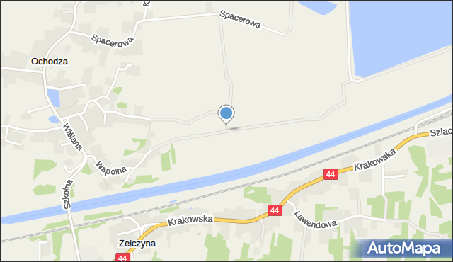 Zelczyna, Wspólna, mapa Zelczyna