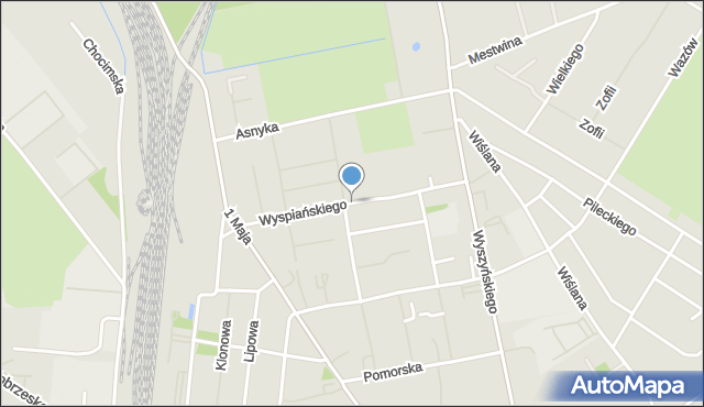 Białogard, Wyspiańskiego Stanisława, mapa Białogard