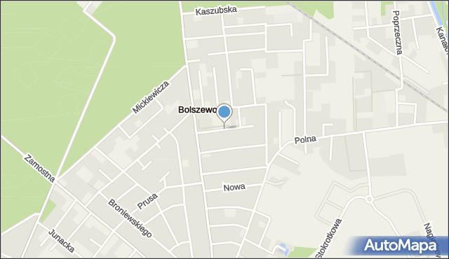 Bolszewo, Wyszyńskiego Stefana, ks. kard., mapa Bolszewo