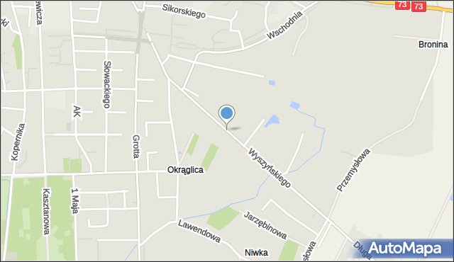 Busko-Zdrój, Wyszyńskiego Stefana, ks. kard., mapa Busko-Zdrój