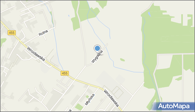 Gajków, Wygodna, mapa Gajków