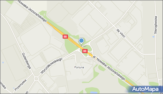 Gliwice, Wyczółkowskiego Leona, mapa Gliwic