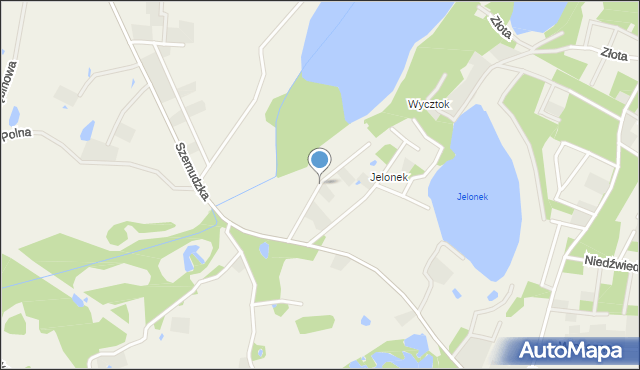 Jeleńska Huta, Wyspiańskiego Stanisława, mapa Jeleńska Huta
