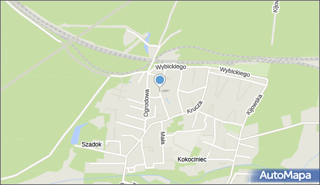 Katowice, Wyzwolenia, mapa Katowic