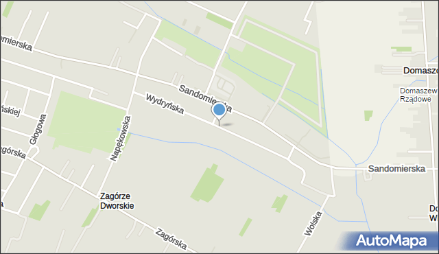 Kielce, Wydryńska, mapa Kielc