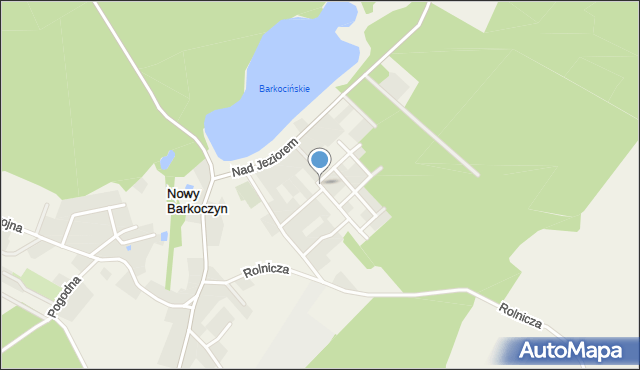 Nowy Barkoczyn, Wyszyńskiego Stefana, ks. kard., mapa Nowy Barkoczyn