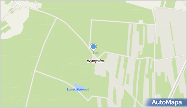 Opoczno, Wymysłów, mapa Opoczno