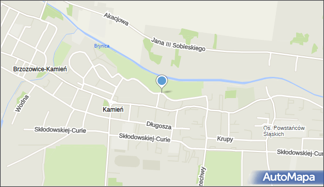 Piekary Śląskie, Wyspiańskiego Stanisława, mapa Piekary Śląskie