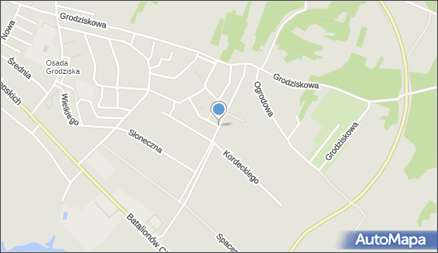 Pińczów, Wyszyńskiego Stefana, ks. prym. kard., mapa Pińczów