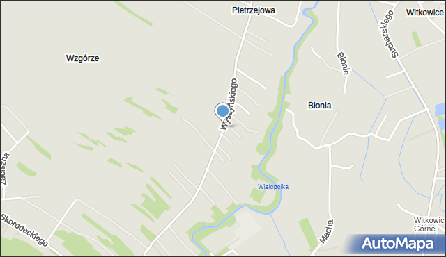 Ropczyce, Wyszyńskiego Stefana, ks. kard., mapa Ropczyce
