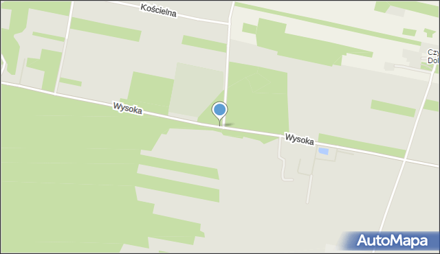 Siemiatycze, Wysoka, mapa Siemiatycze