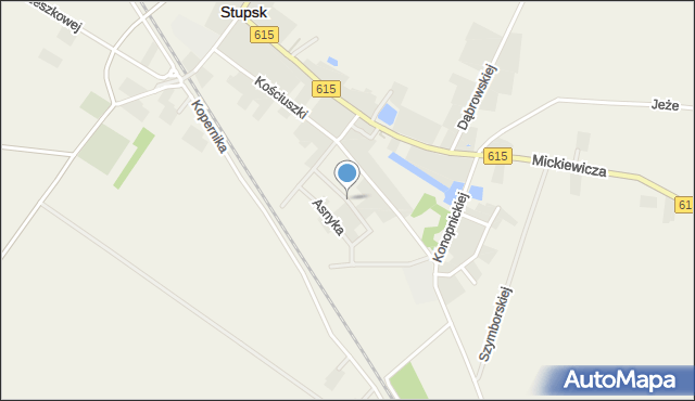 Stupsk, Wyspiańskiego Stanisława, mapa Stupsk