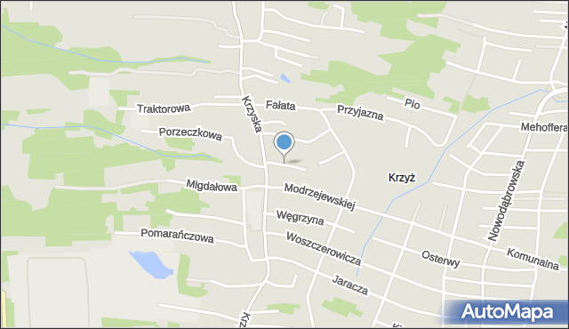 Tarnów, Wyczółkowskiego Leona, mapa Tarnów