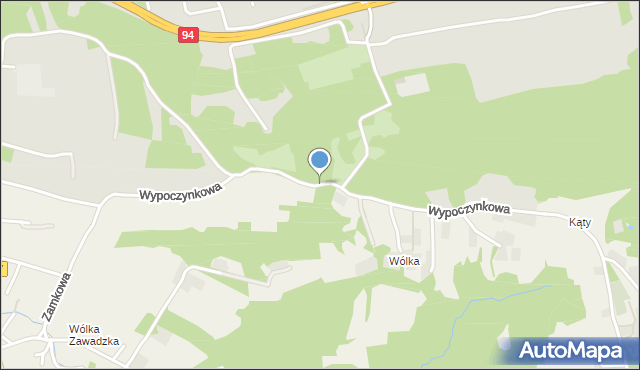 Tarnów, Wypoczynkowa, mapa Tarnów