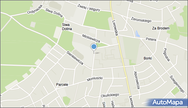 Tomaszów Lubelski, Wyspiańskiego Stanisława, mapa Tomaszów Lubelski