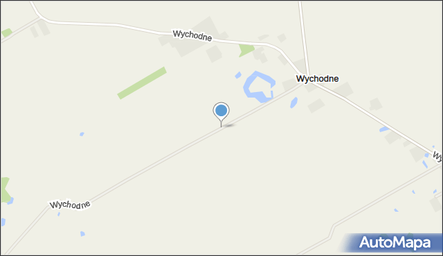 Wychodne, Wychodne, mapa Wychodne