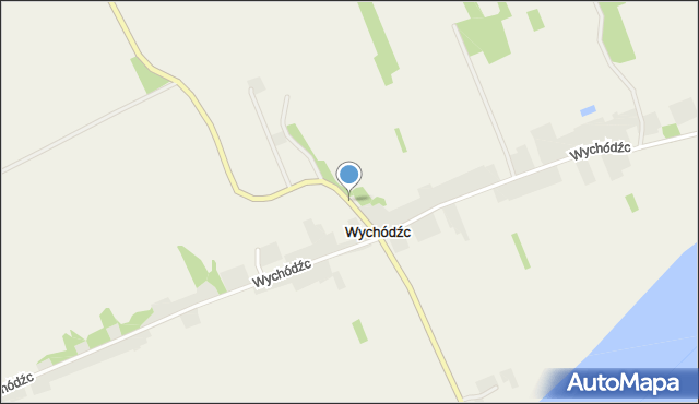 Wychódźc, Wychódźc, mapa Wychódźc