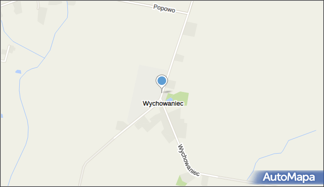 Wychowaniec, Wychowaniec, mapa Wychowaniec